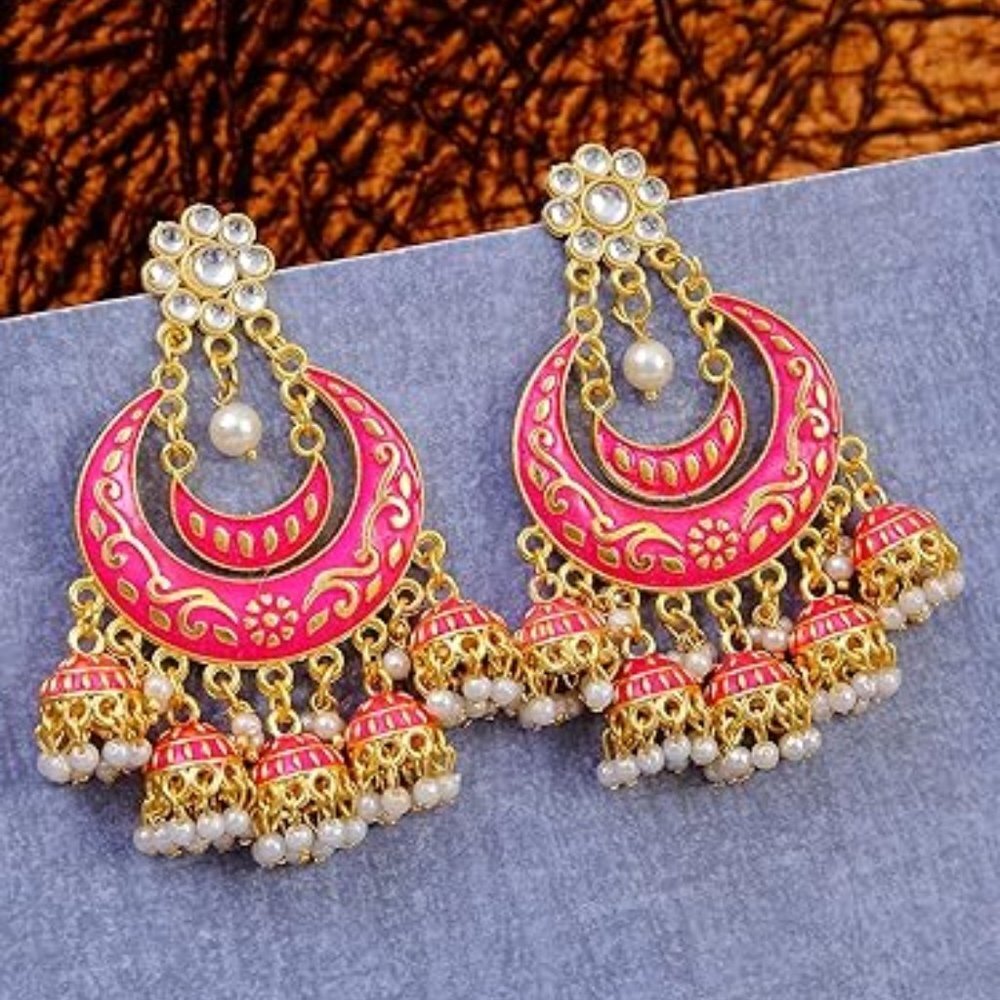 Bollywood Jewelry Traditional Indian Bridal Bride Wedding Bridesmaid Gold Plated - Picture 1 of 5